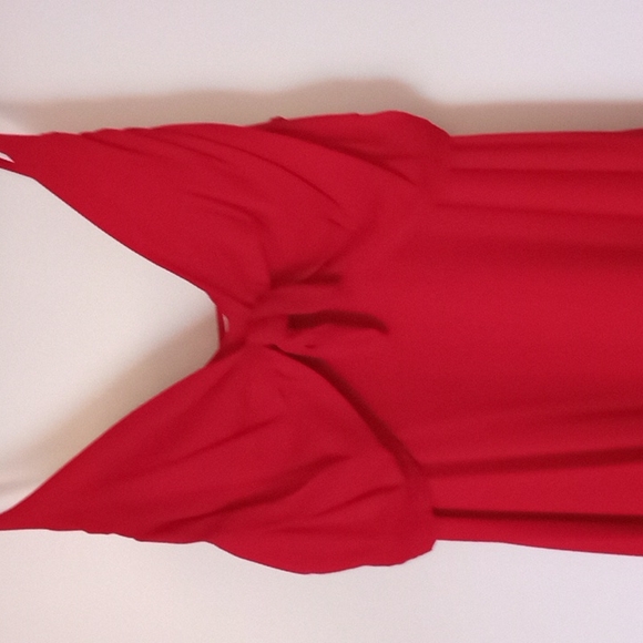 Red maxi dress LG Sleeveless - Picture 2 of 4